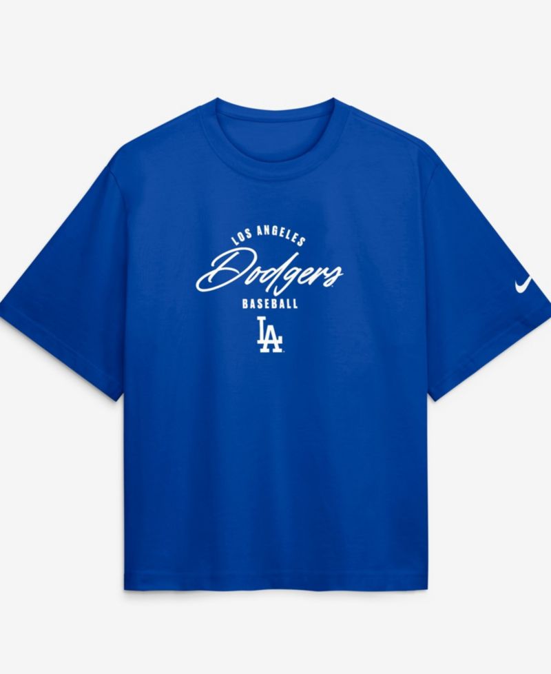 Women's Shohei Ohtani Royal Los Angeles Dodgers Premium Essentials Boxy Name Number T-Shirt