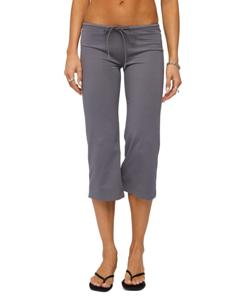 Women's Milene Contrast French Terry Capri Pants