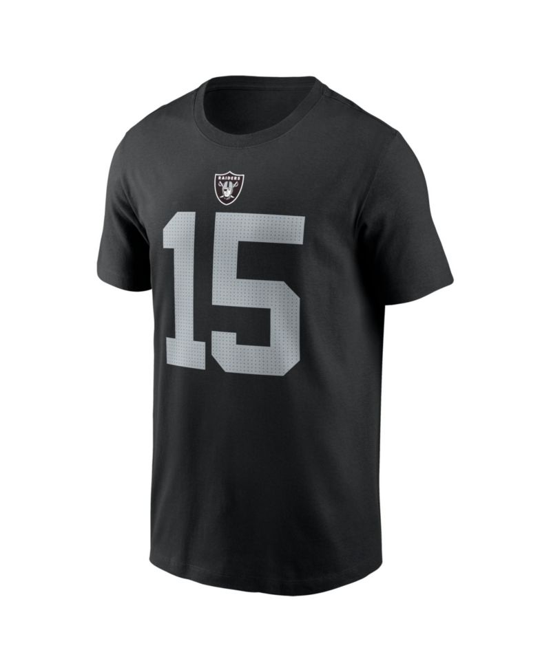 Men's Fernando Mendoza Black Las Vegas Raiders Name & Number T-Shirt