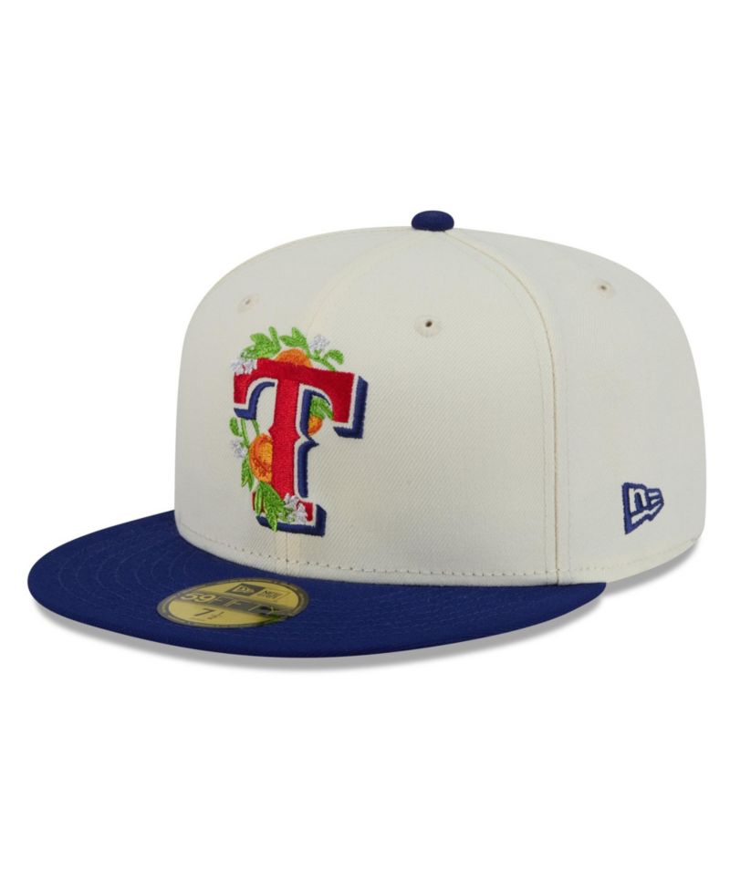Men's Texas Rangers Blossom 59FIFTY Floral-Embroidered Fitted Hat