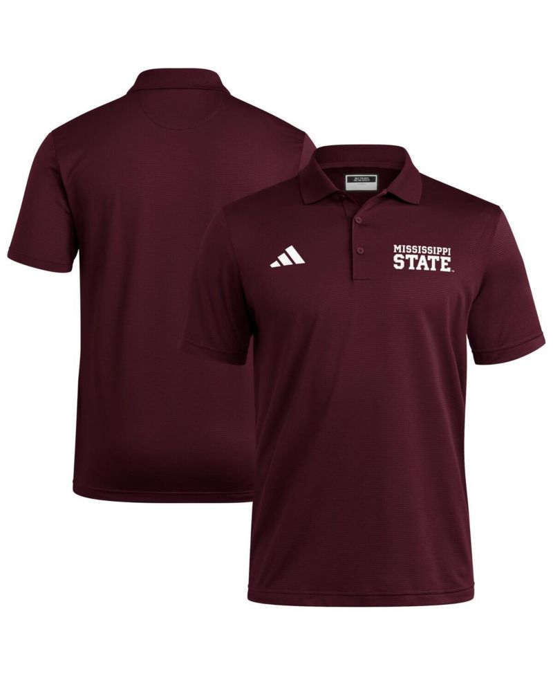 Men's Maroon Mississippi State Bulldogs Ultimate 365 Ottoman Polo Shirt