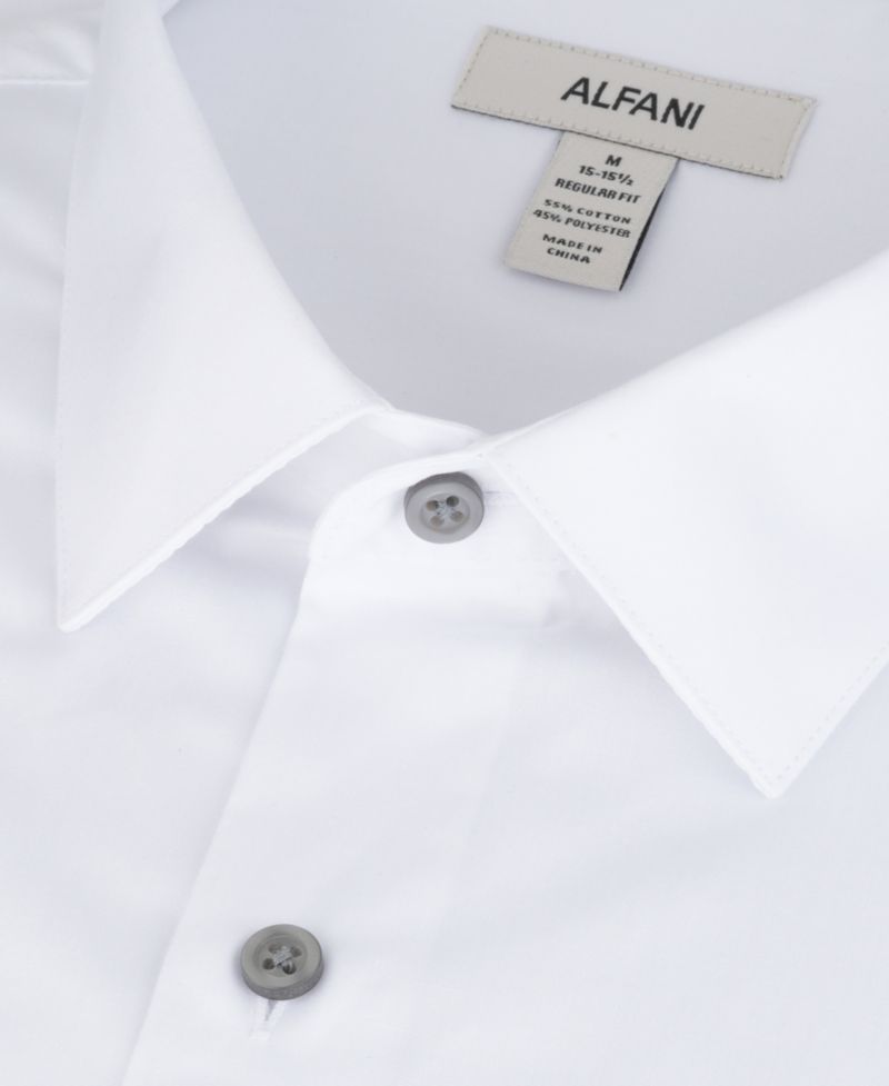 Men's Regular-Fit Solid Dress Shirt