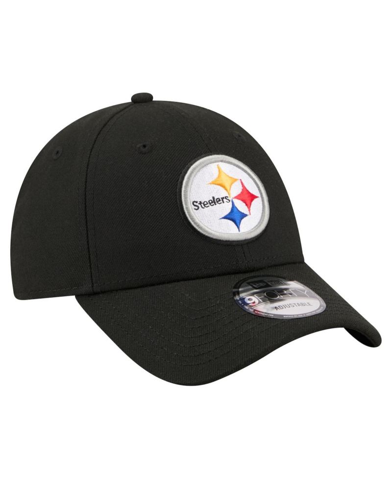 Men's Black Pittsburgh Steelers Core Team 9FORTY Adjustable Hat