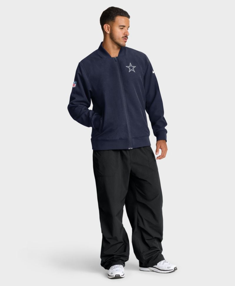 Men's Dallas Cowboys Sideline Full-Zip Bomber Jacket