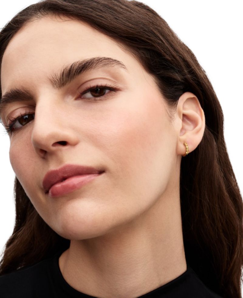 Yellow Hoop Earrings