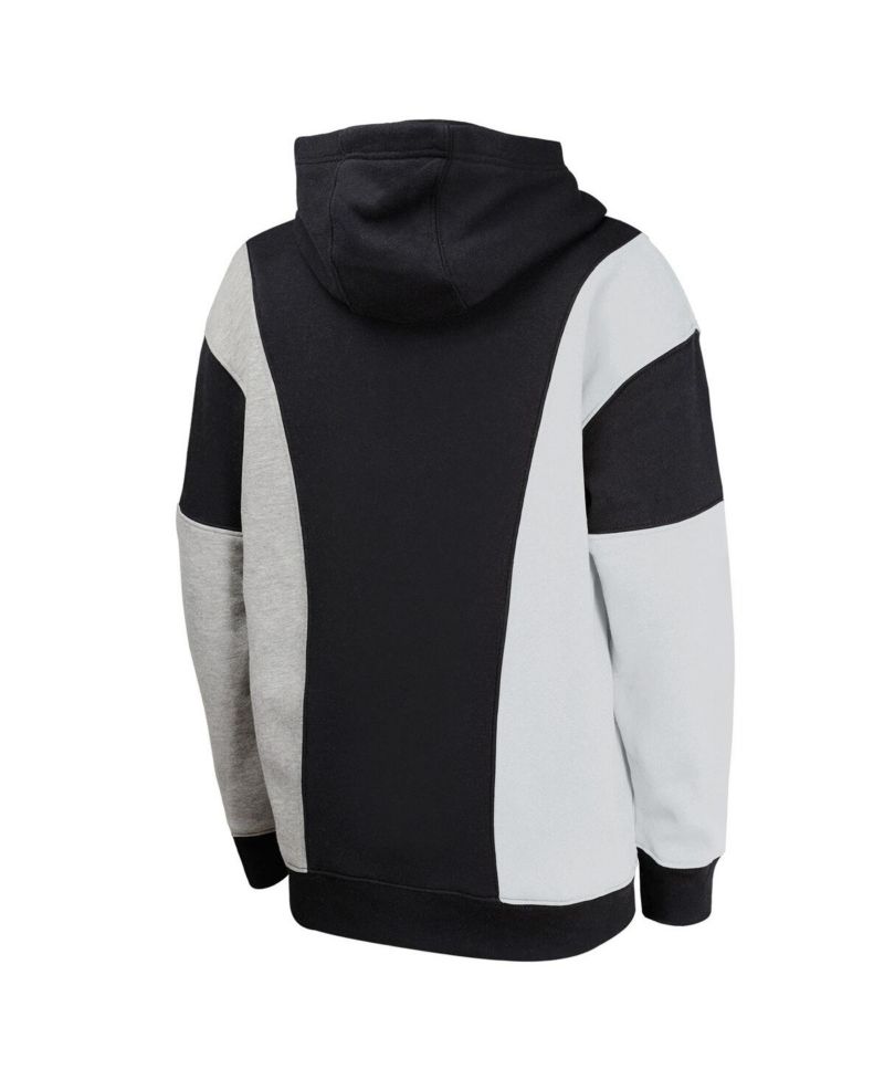 Big Boys and Girls Black San Antonio Spurs Ace In the Hole Pullover Hoodie