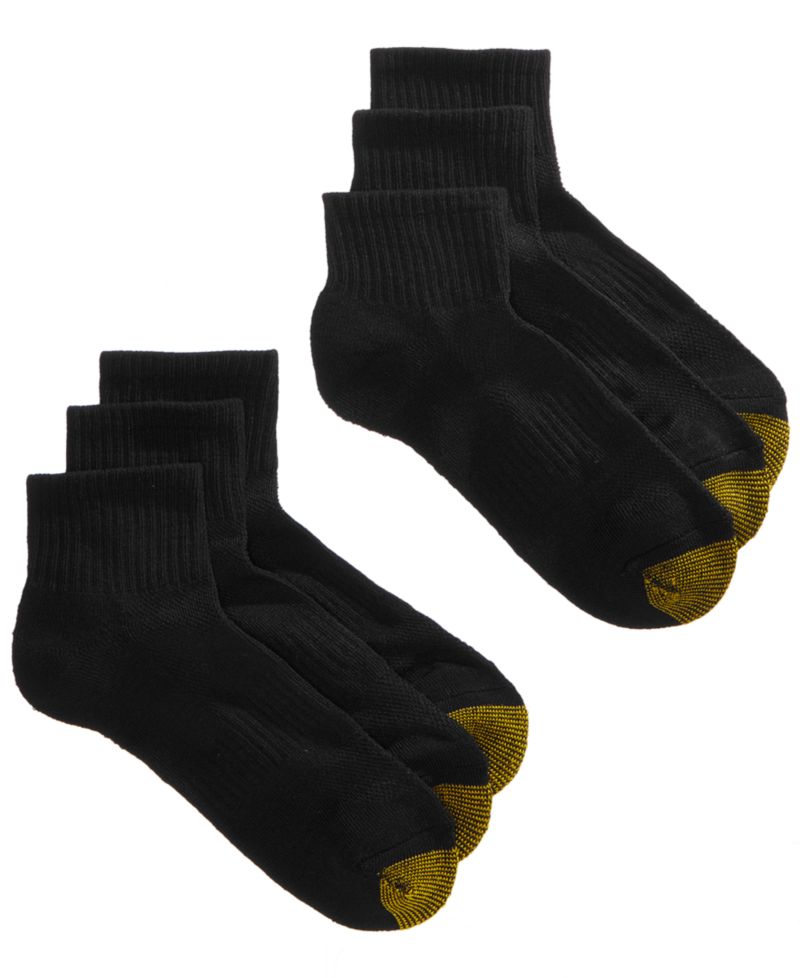 Women's 6-Pack Athletic Half-Cushion Quarter Socks