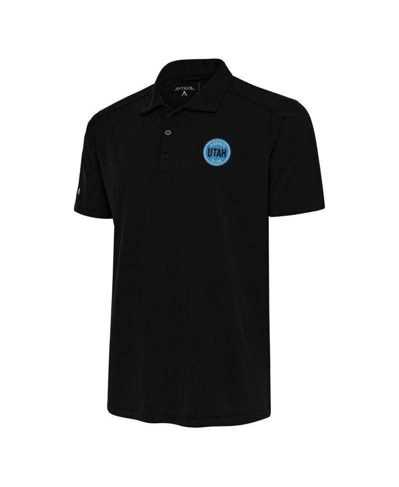Men's Black Utah Hockey Club Tribute Polo Shirt