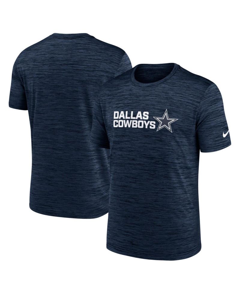 Men's Navy Dallas Cowboys Big & Tall Primetime Reverse Play Velocity Performance T-Shirt