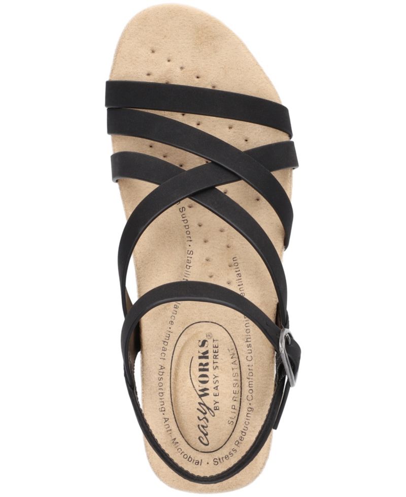 Easy Street Women's Monroe Open Toe Dress Sandals
