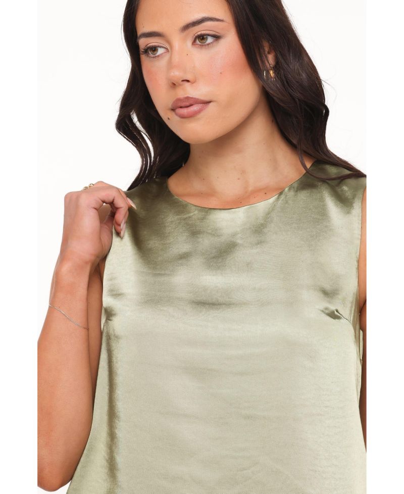 Women's Gretel High-Neckline Lace-Trim Mini Dress