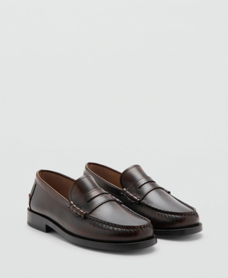 Men's Leather Penny Loafers