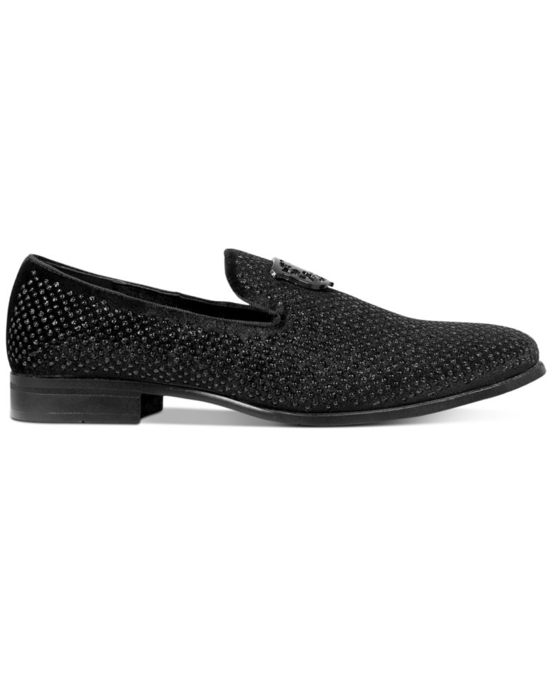Men's Swagger Studded Ornament Slip-on Loafer