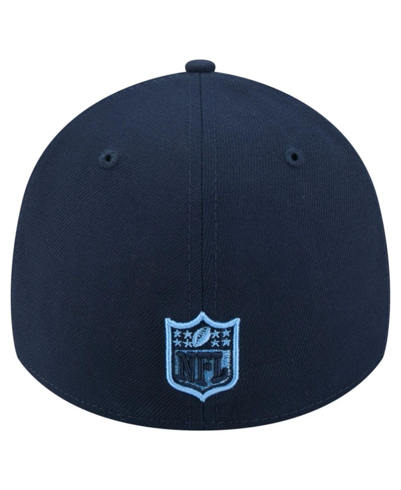 Men's Navy Tennessee Titans Core Team 39THIRTY Flex Hat