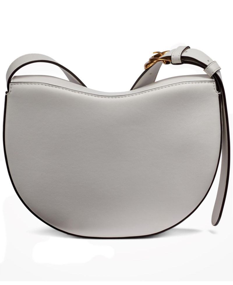 Valley Stream Leather Buckle Crossbody with Adjustable Strap