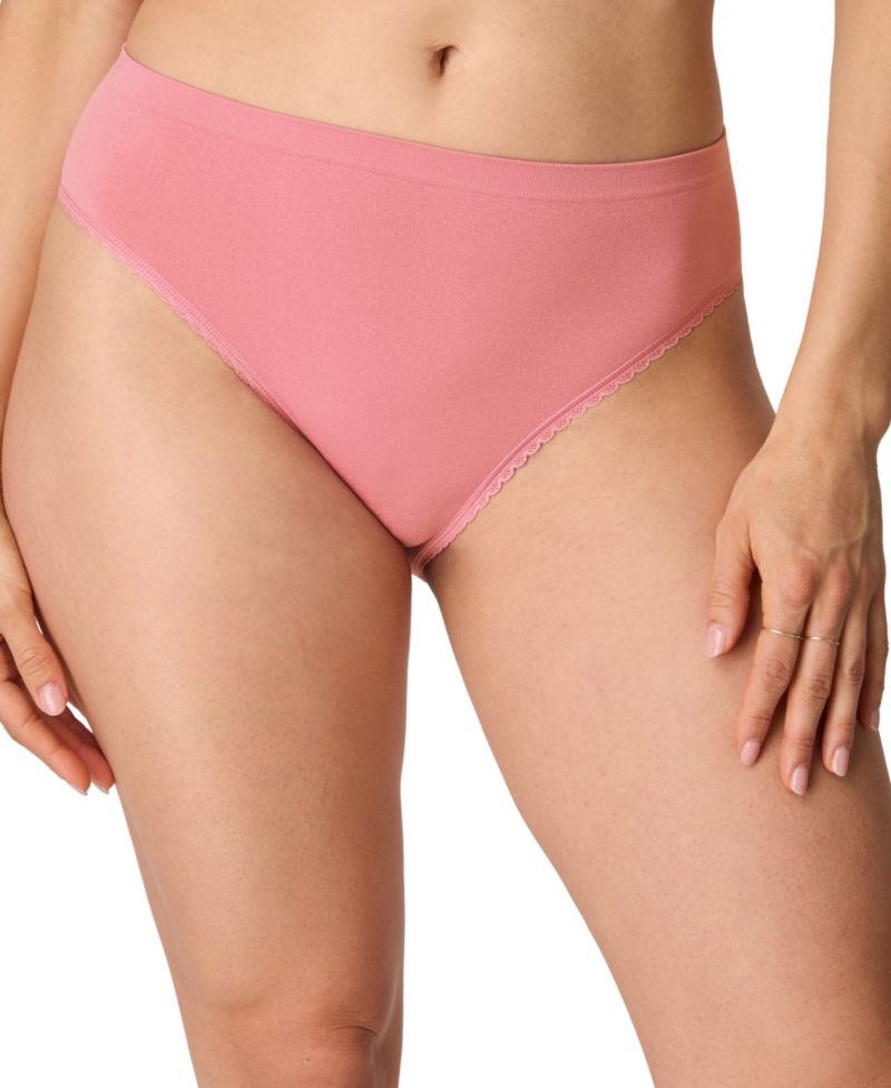 Women's Seamless High-Cut Brief Panty, DMSMLC