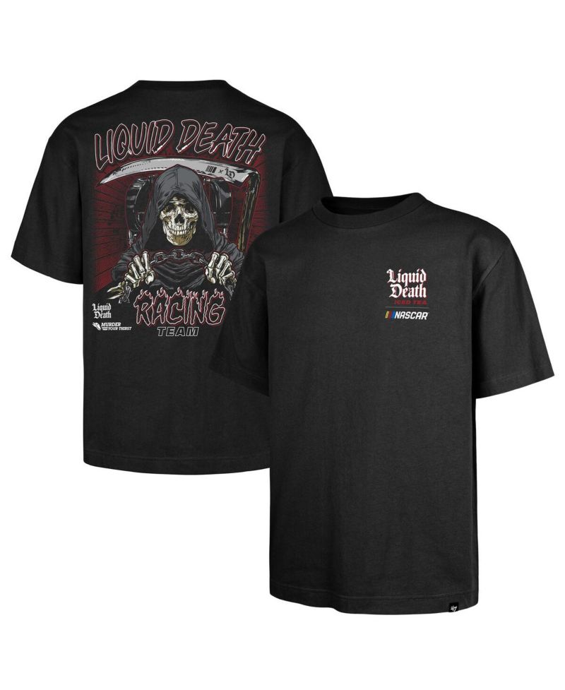 Men's Black NASCAR Liquid Death Race Day Backer Foundation T-Shirt