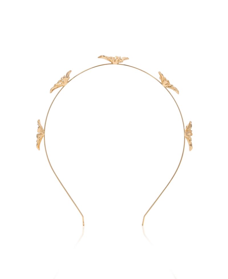 Gold Tone Petals Headband