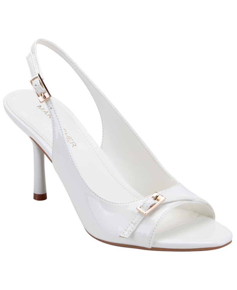 Women's Paza Peep Toe Slingback Stiletto Pumps
