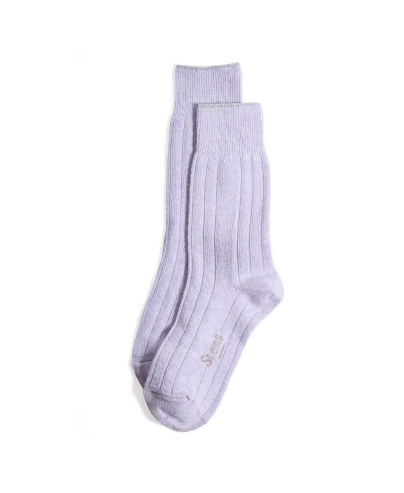 Women's Lux Italian Wool Cashmere Crew Socks Gift Box