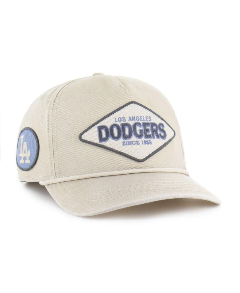 Men's Khaki Los Angeles Dodgers Cairn Hitch Adjustable Hat