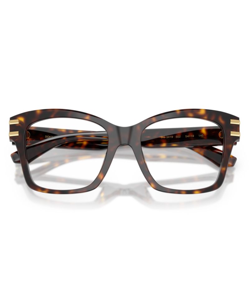 Woman Square Plastic DG3419 Eyeglasses