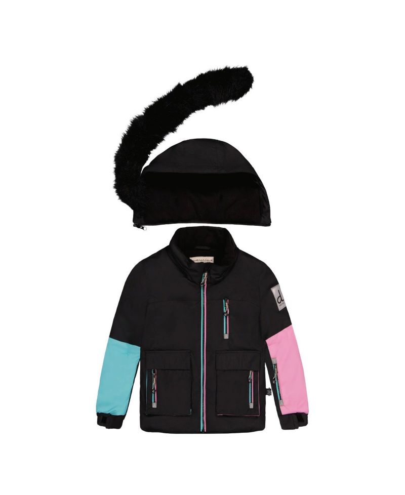 Little and Big Girl (6 -14) Two-Piece Play Snowsuit