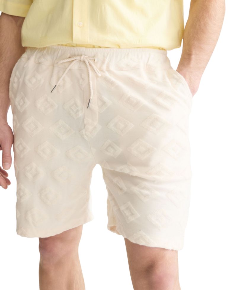 Men's Jacquard Terry Casual Bermuda Shorts
