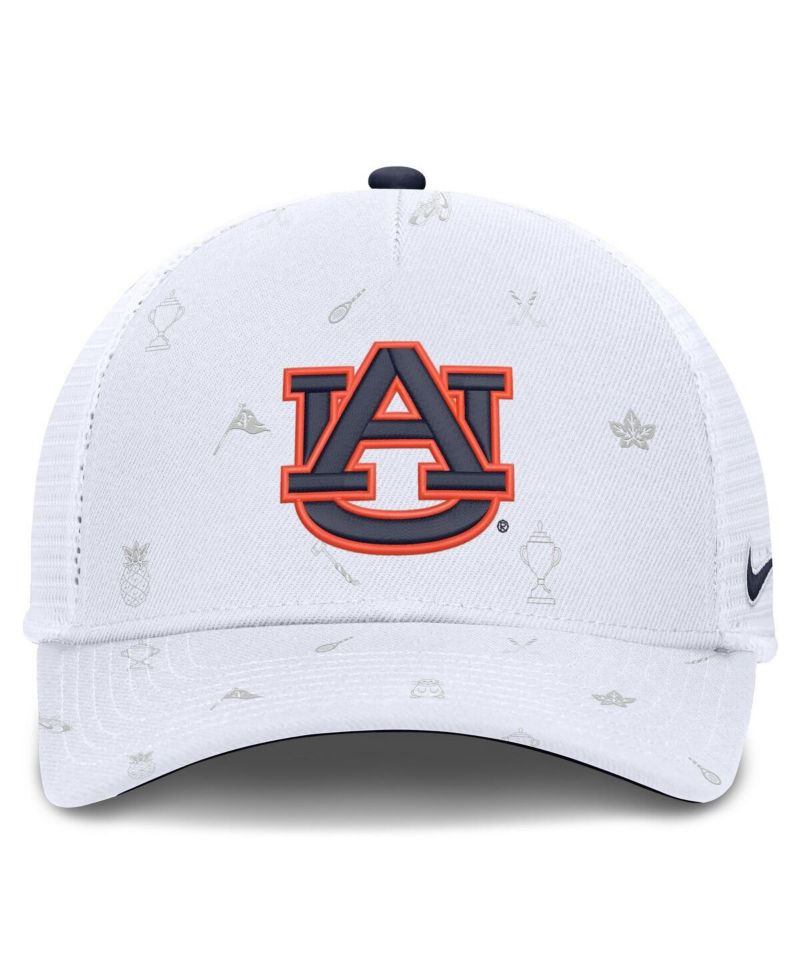 Men's White Auburn Tigers Country Club Golfin' Rise Trucker Adjustable Hat