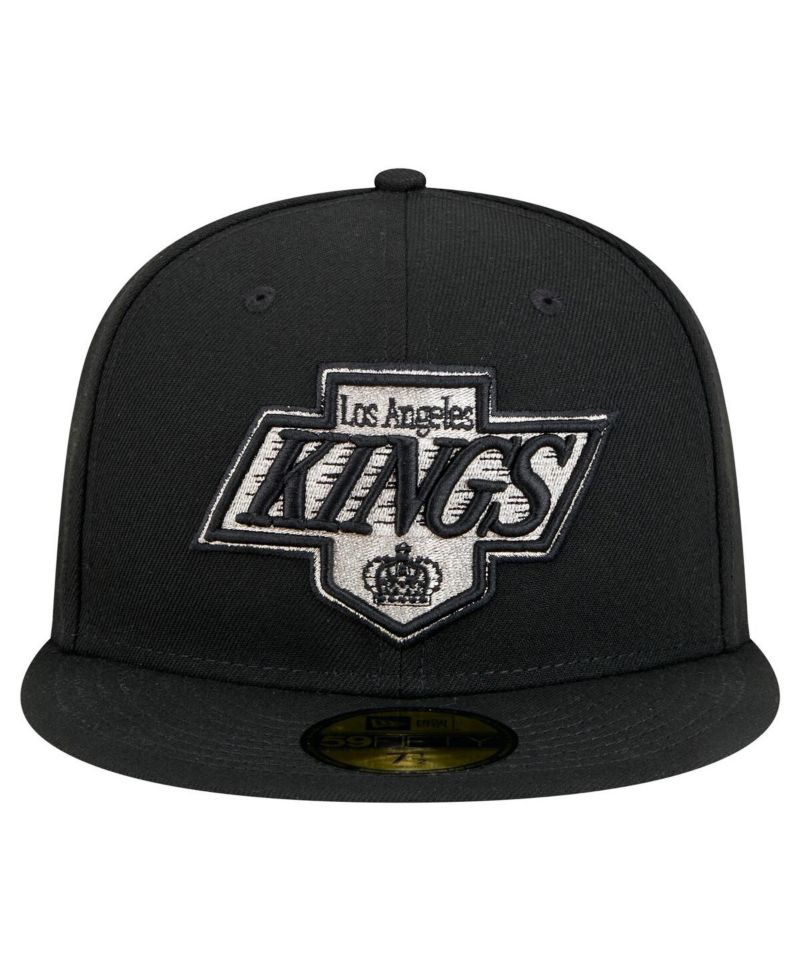 Men's Black Los Angeles Kings Core 59FIFTY Fitted Hat