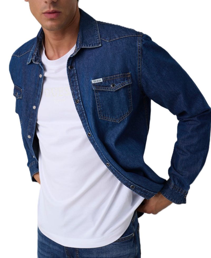 Men's Truckee Western Long-Sleeve Denim Shirt