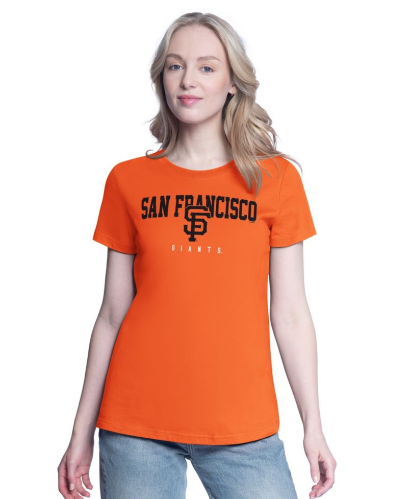 Women's Black/Orange San Francisco Giants Two T-Shirt Combo Pack