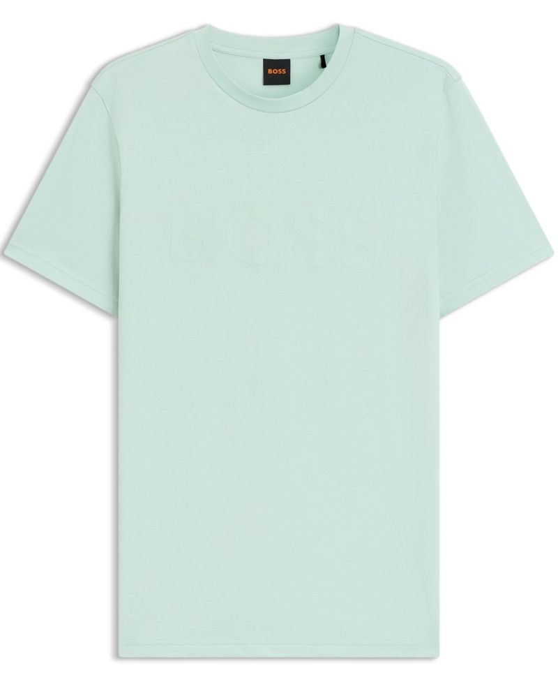 Men's Cotton-Jersey Large Logo Print T-Shirt