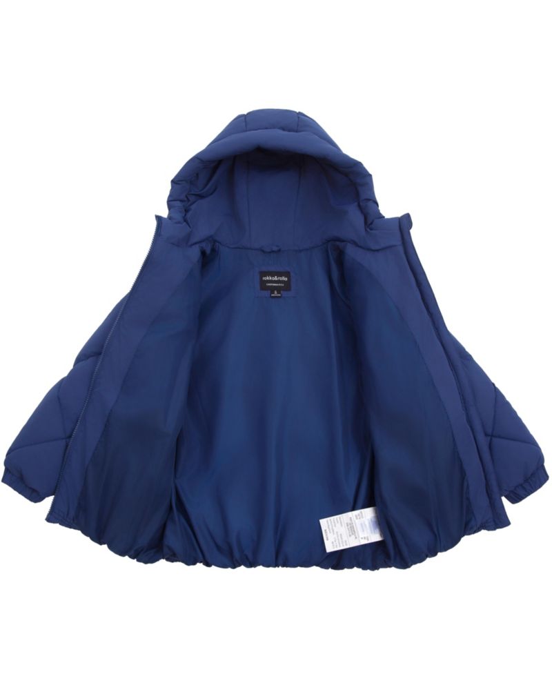 Girls' Charlotte Diamond Quilted Hooded Puffer Jacket, Size 4-18