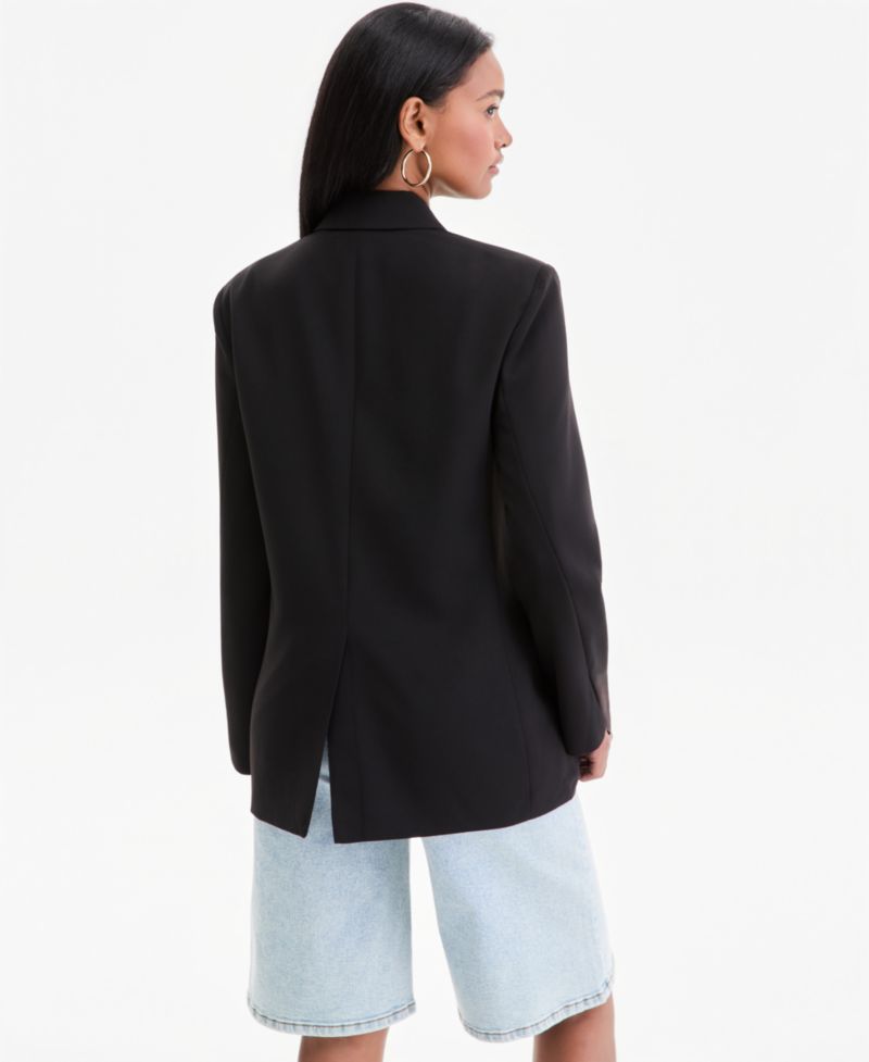 Women's Peak-Lapel Double-Breasted Blazer