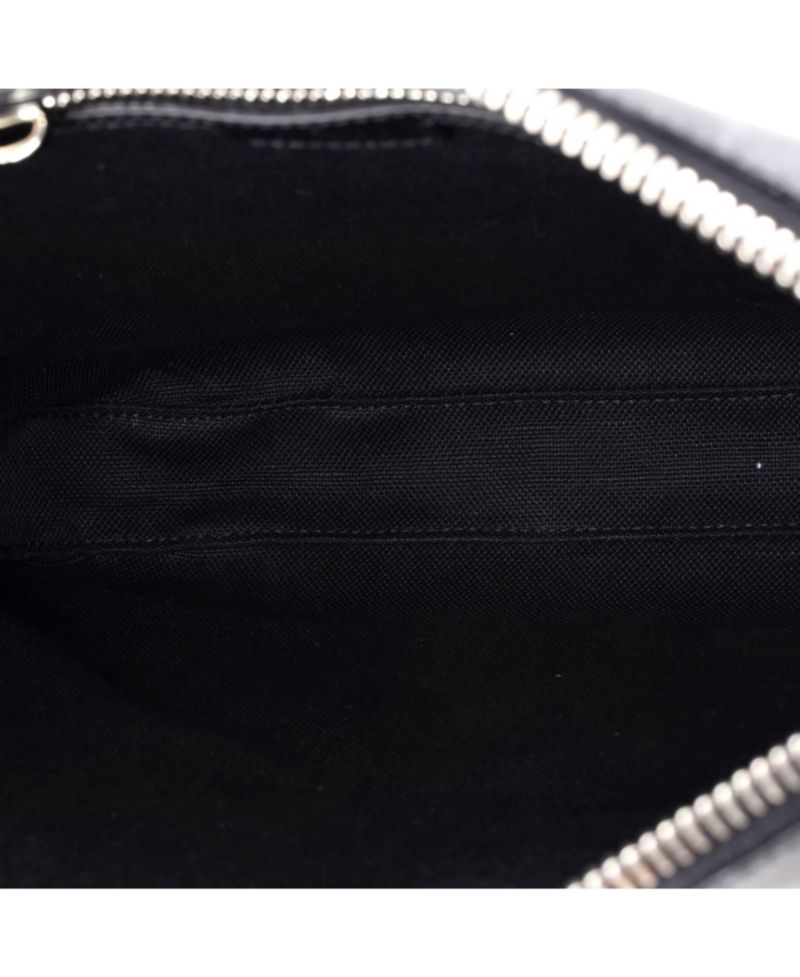 Medium Web Strap Front Zip Messenger Bag GG Coated Canvas