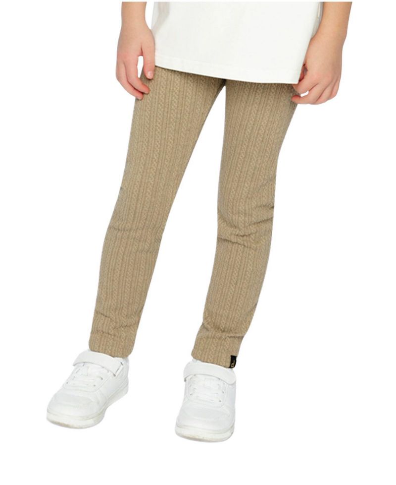Little and Big Girl(6-12) Jacquard Leggings Sage