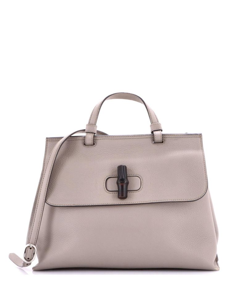 Medium Bamboo Daily Top Handle Bag Leather