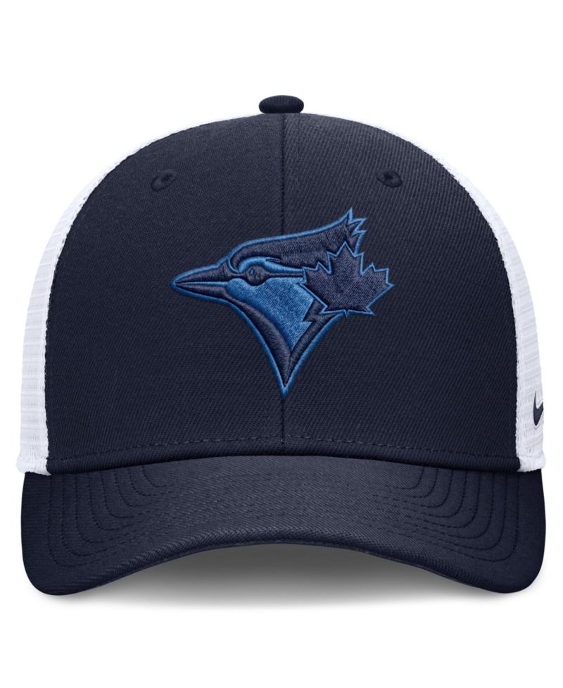 Men's Navy/White Toronto Blue Jays Tonal Rise Trucker Dri-FIT Adjustable Hat