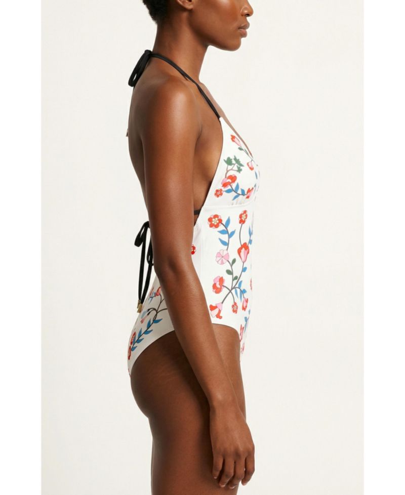 Women's Noir Bloom Reversible One Piece Swimsuit