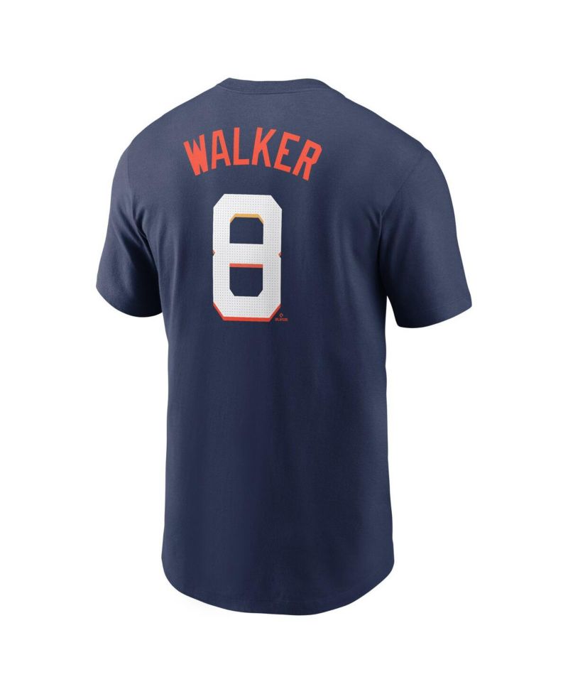 Men's Christian Walker Navy Houston Astros 2025 City Connect Fuse Name & Number T-Shirt