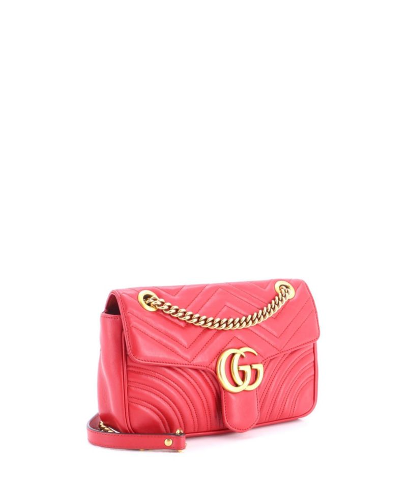 Medium GG Marmont Flap Bag Matelasse Leather