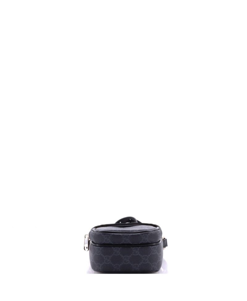 Mini Interlocking G Patch Top Handle Crossbody Bag GG Coated Canvas