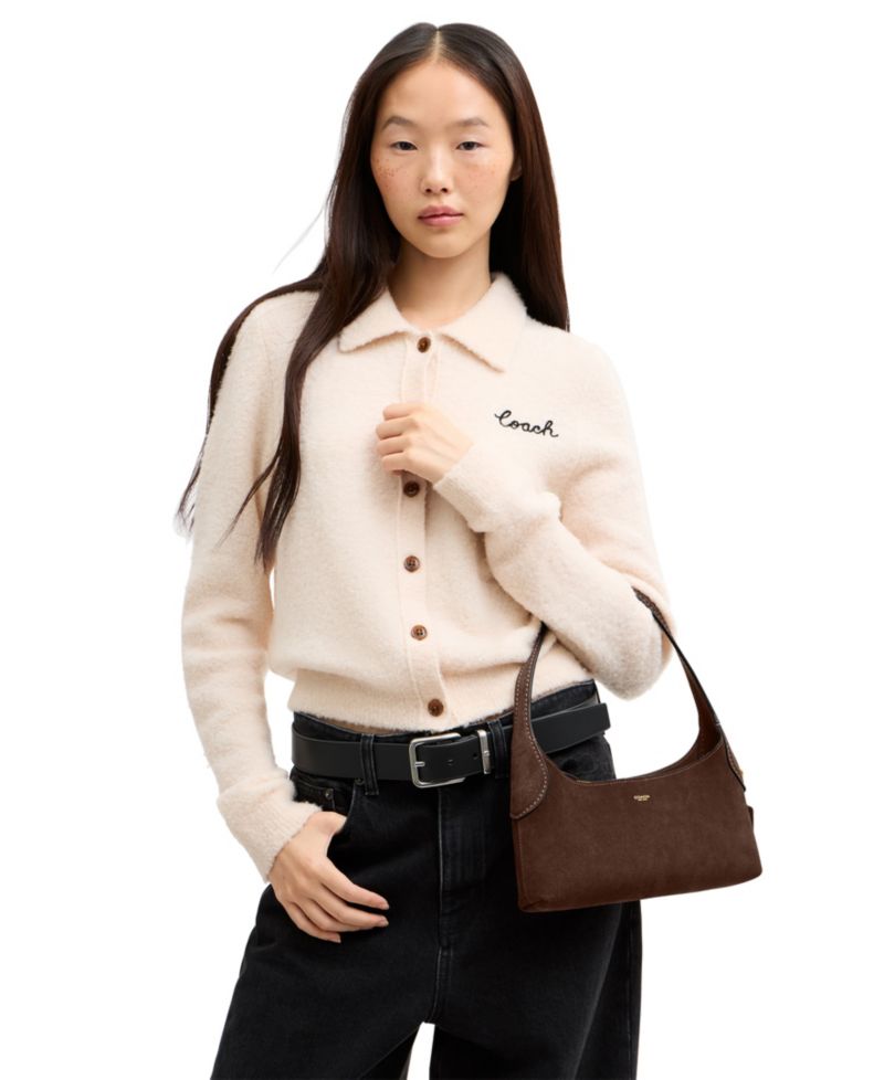 Brooklyn Small Suede Shoulder Bag 26