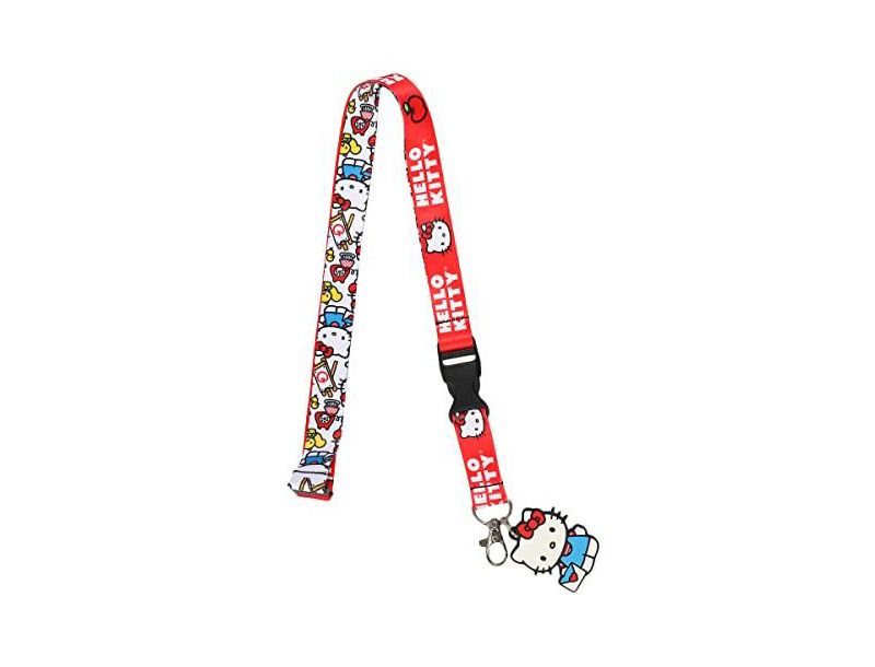 Lanyard with Breakaway Rubber Charm and ID Sleeve