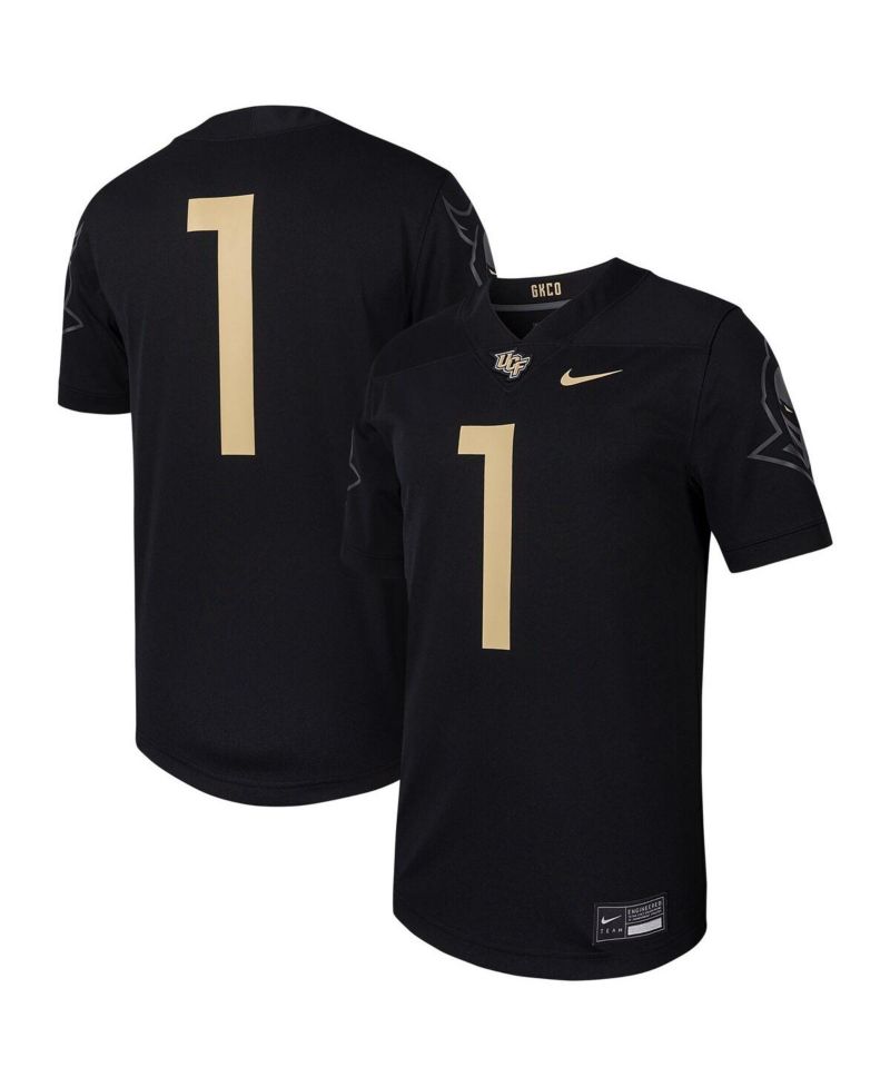 Men's 1 Black UCF Knights Untouchable Replica Football Jersey