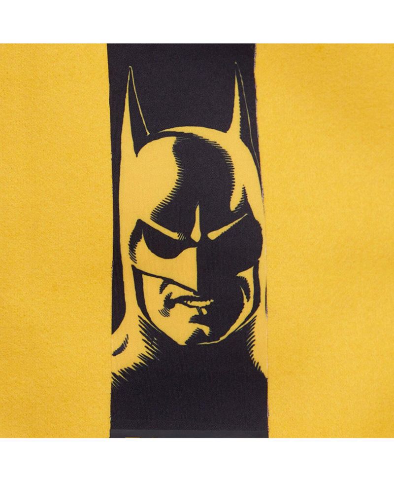 Men's Yellow Batman Comics I Am The Night Full-Zip Varsity Jacket