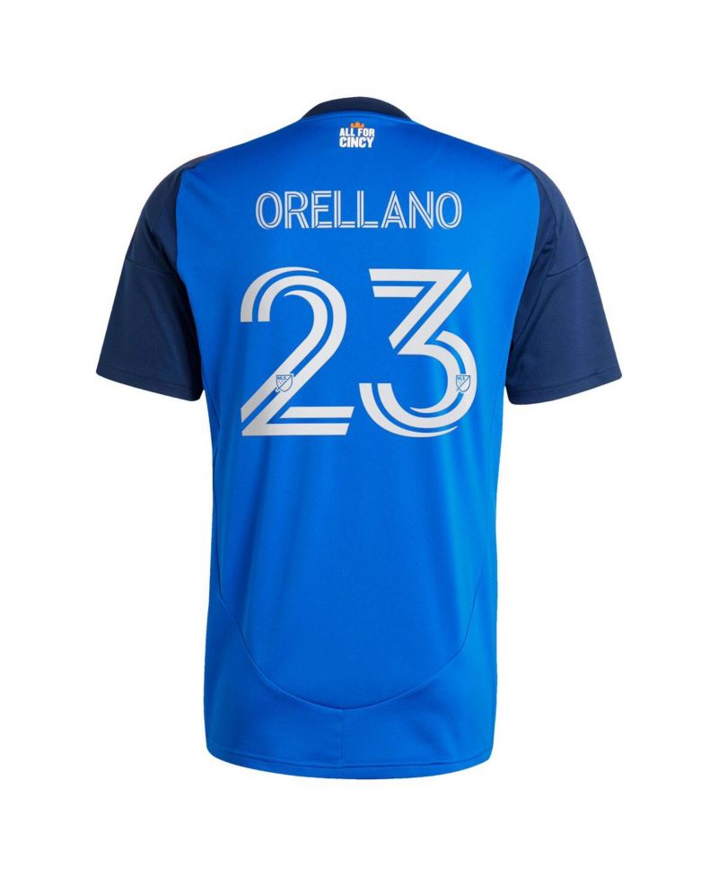 Men's Luca Orellano Blue FC Cincinnati 2025 Orange and Blue Legacy Kit Replica Player Jersey