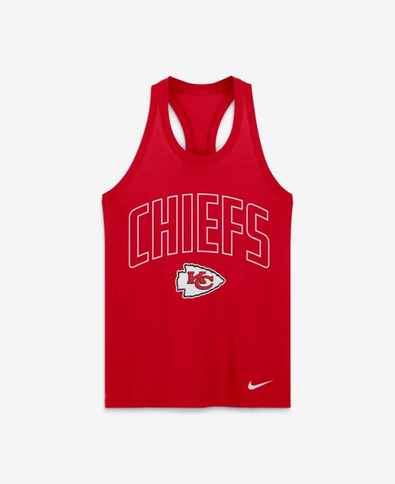 Women's Kansas City Chiefs Primetime Dri-FIT Scoop Neck Tri-Blend Tank Top