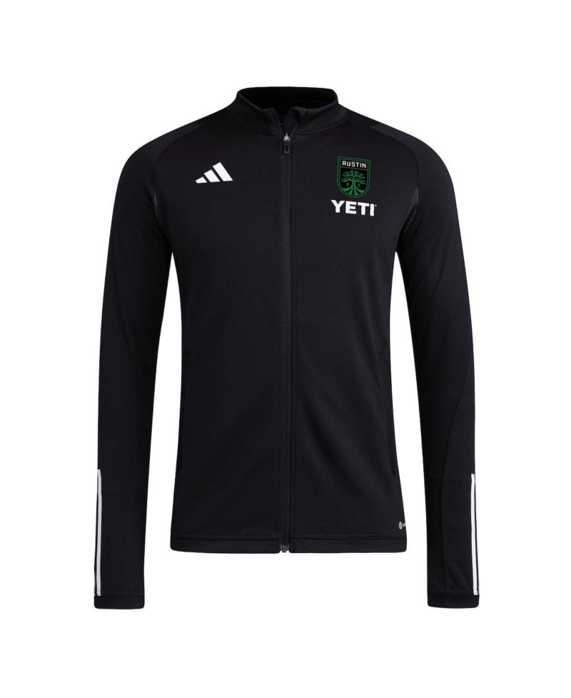Men's Black Austin FC 2023 On-Field AEROREADY Full-Zip Training Top